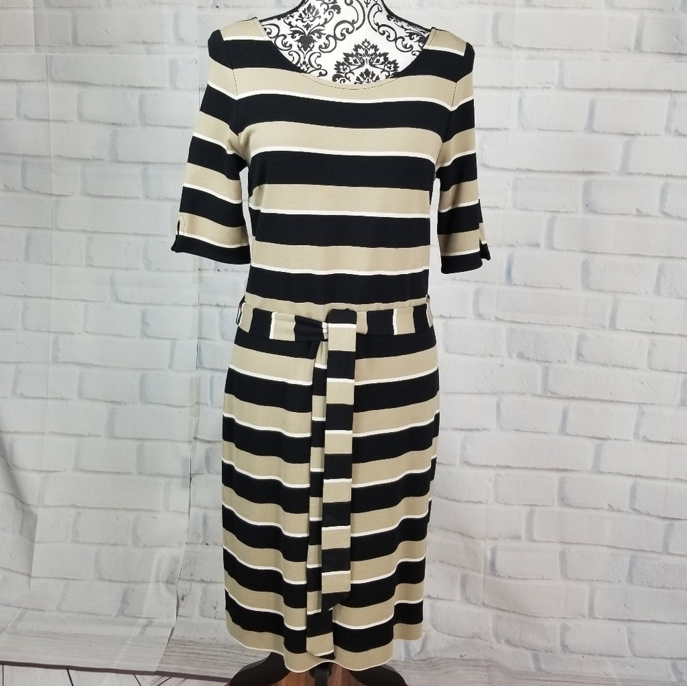 Banana Republic size s short sleeve striped dress